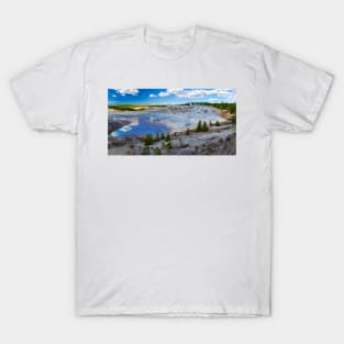 Pano of Norris Geyser Basin, Yellowstone NP T-Shirt